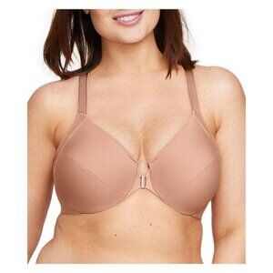Glamorise Women's Front Closure Wonderwire Full Coverage Bra Size 48DD NWOT